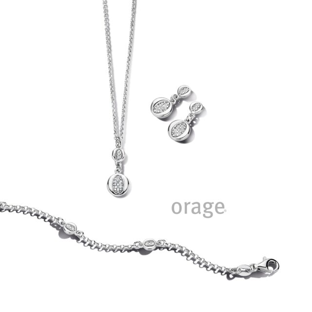 At 213 Orage oorringen zirconium