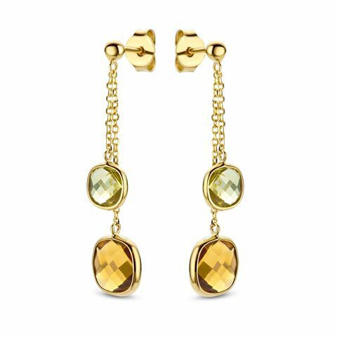 ITALO BOTTENE TINTA QUADRATO 18CT YELLOW GOLD
EARRING PERIDOT, CITRINE