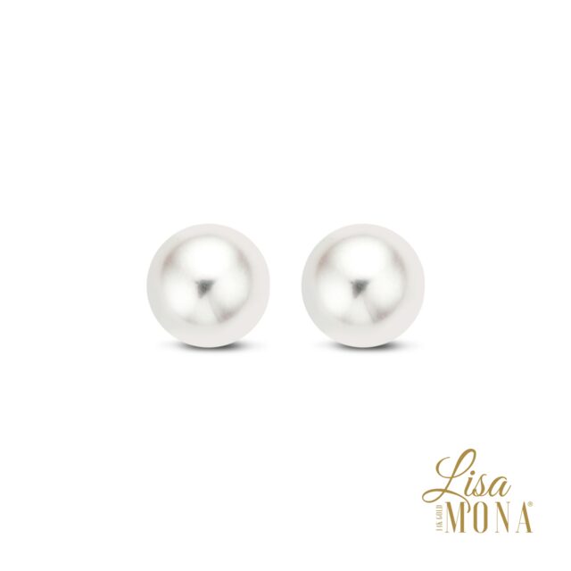 Lisa mona LM/G0012 oorringen 14ct  parel 6mm