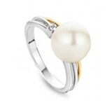 You and Me parelring gr3619bb briljant 0.03ct