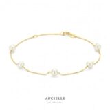 AA0023F/18 parelarmband 18ct geelgoud met parels