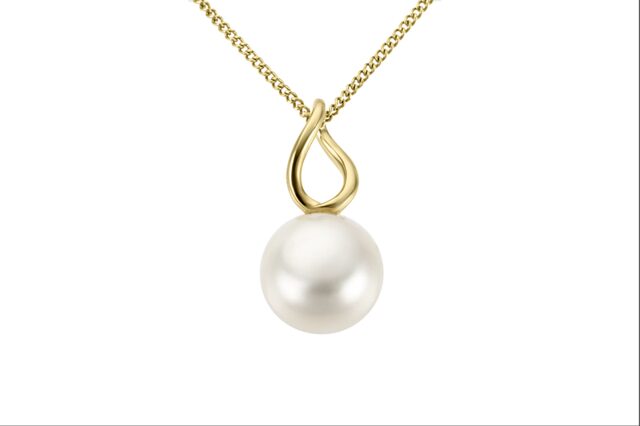 Parelhanger GH371GE 18ct geelgoud