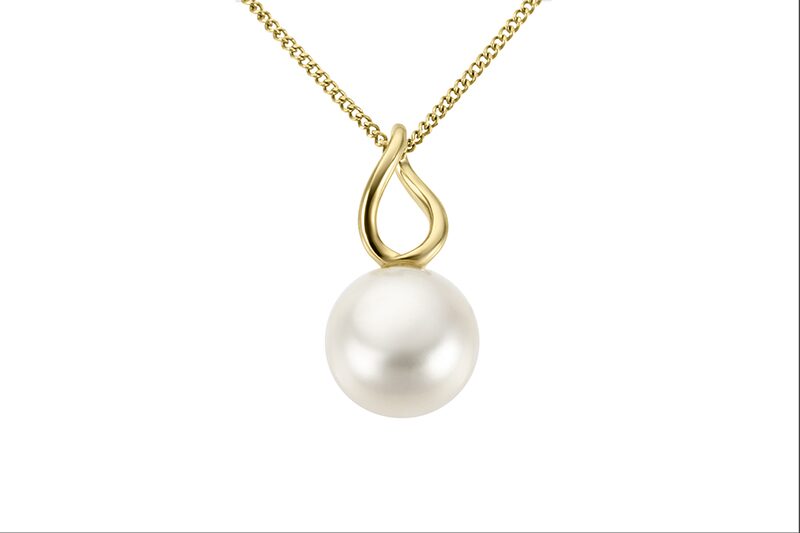 Parelhanger GH371GE 18ct geelgoud