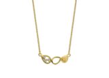 Emotions Ketting met hanger 18ct geelgoud met briljant 0.45ct
