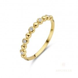 Aucielle ring ar0020c geelgoud zirconium