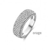 BA021 Ring zilver zirconium
