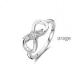 AW221 Ring infinty zilver zirconium