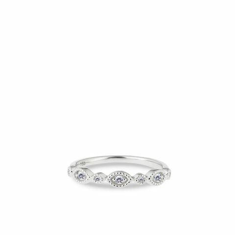Swing jewels ring witgoud 18 ct zirconium