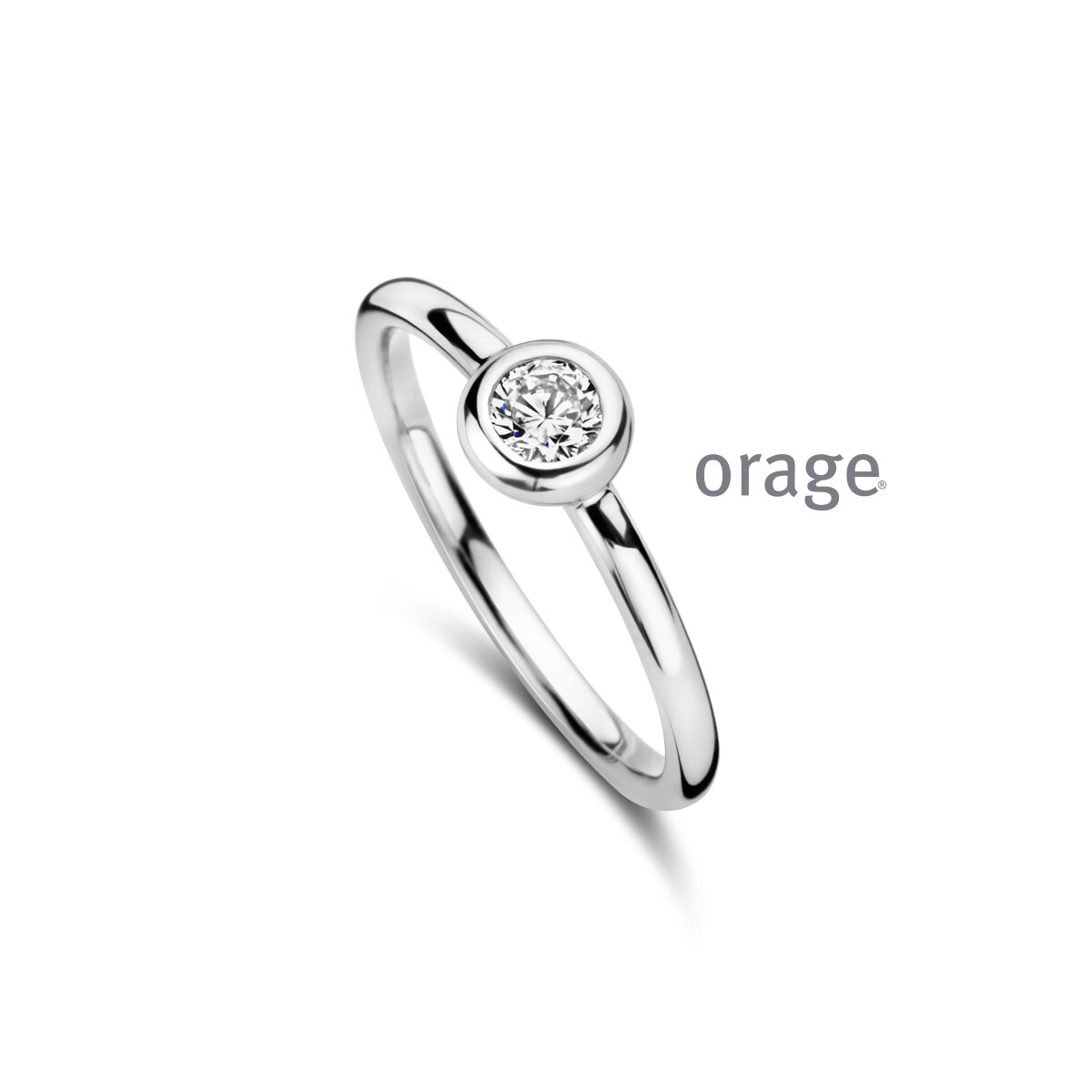 Orage ring AW053 ZILVER