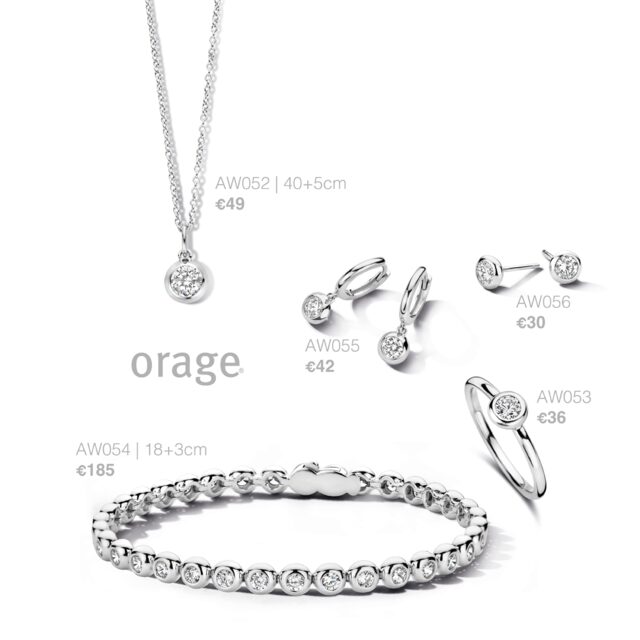 Orage ring AW053 ZILVER