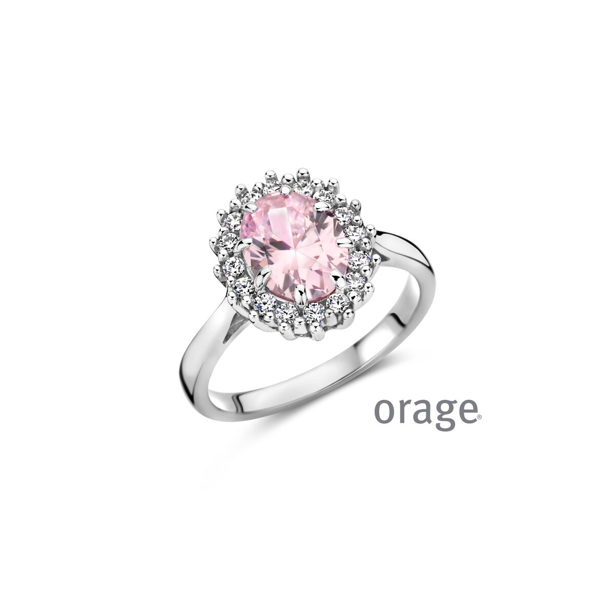 Orage ring AW059 ZILVER