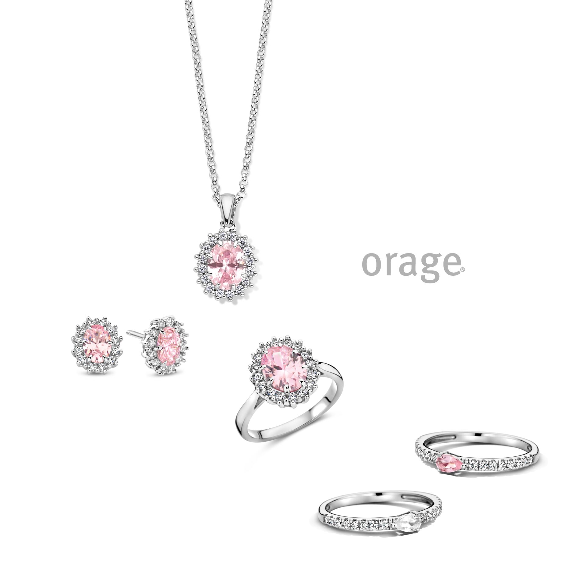 Orage ring AW059 ZILVER