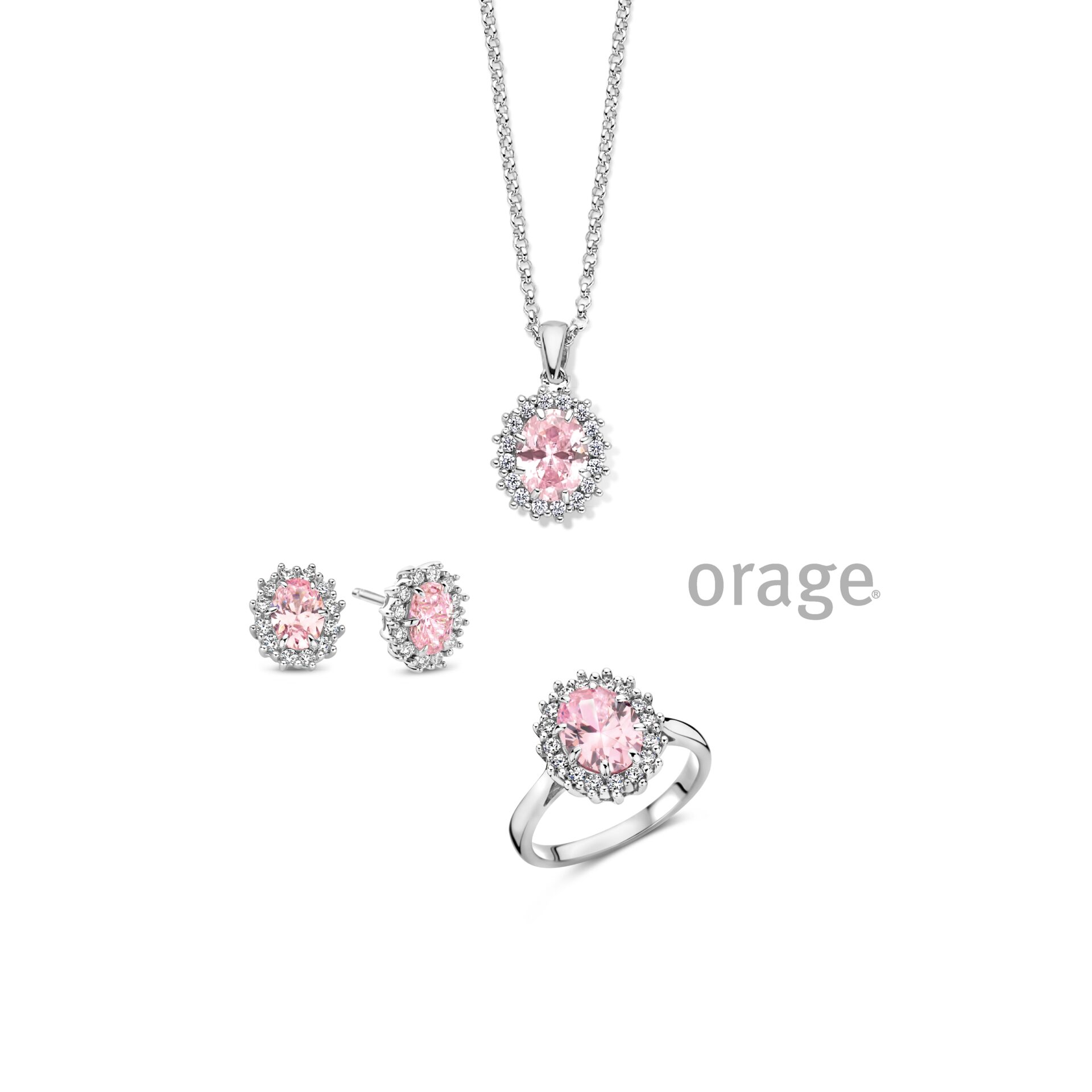 Orage ring AW059 ZILVER