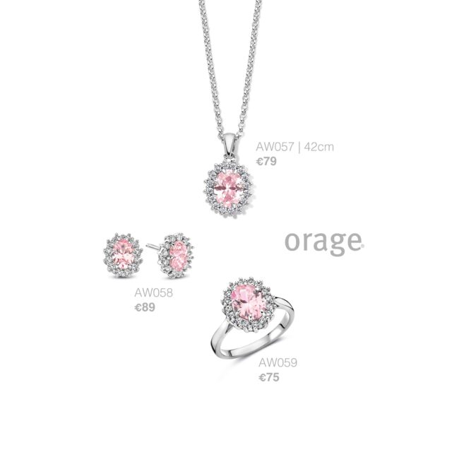Orage ring AW059 ZILVER
