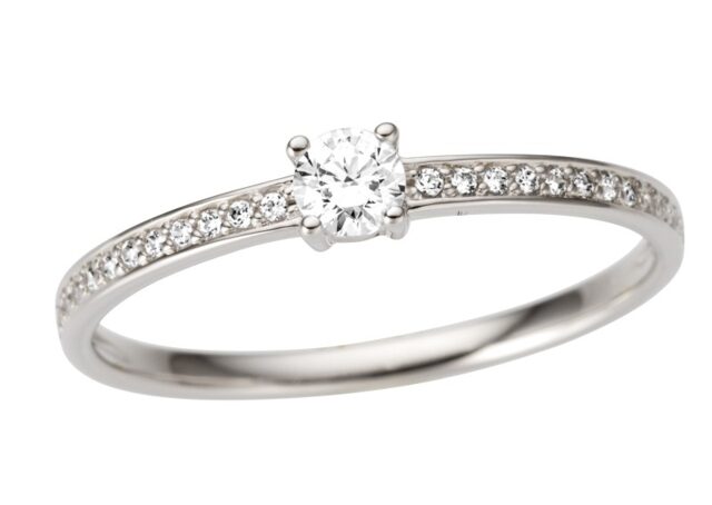 You and Me  GR4307WZ 18ct witgoud zirconium Diam 3.5mm