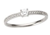 You and Me  GR4307WZ 18ct witgoud zirconium Diam 3.5mm