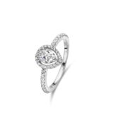 Zilveren ring met druppelmotief Naiomy N3R51