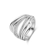 N4B53 Zilveren ring zirconium