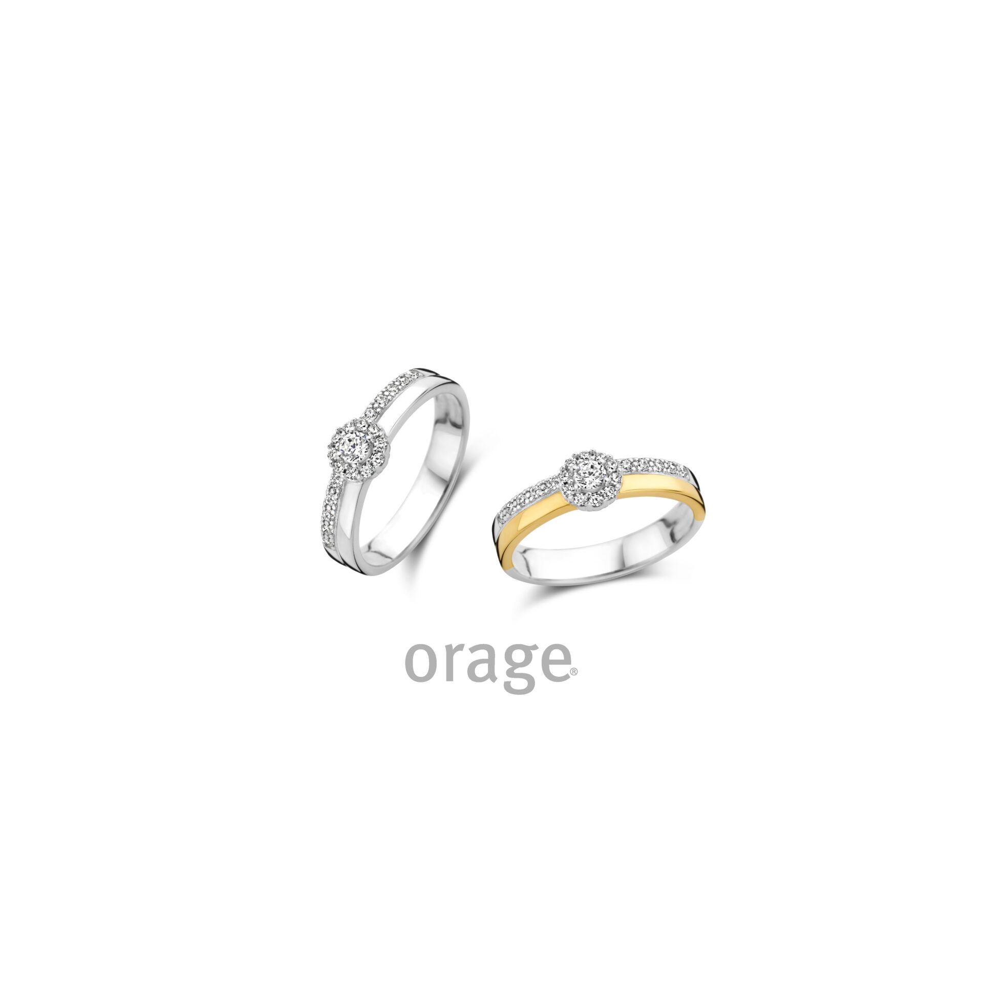 Orage ring AW180 zilver zirconium 