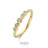 AR0112D  Ring geelgoud 18ct  briljant 0.145ct