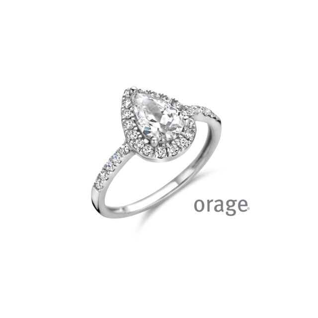 Orage ring AW005 ZILVER