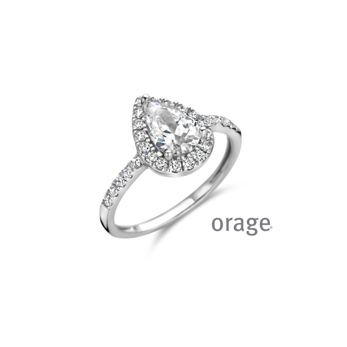 Orage ring AW005 ZILVER