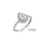 Orage ring AW011 ZILVER TOPAAS