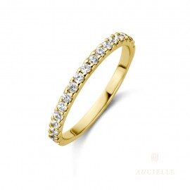 Aucielle ring ar0012c geelgoud zirconium