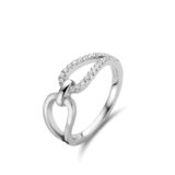 Zilveren ring gezet met zirconium Naiomy Silver N2D51