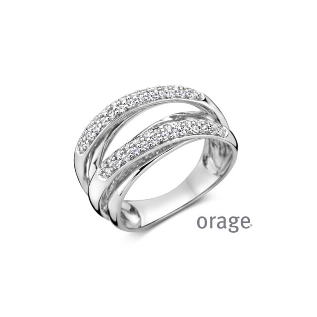 Ring Orage AW178 zilver zirconium