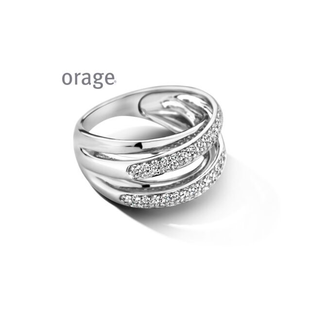 Ring Orage AW178 zilver zirconium