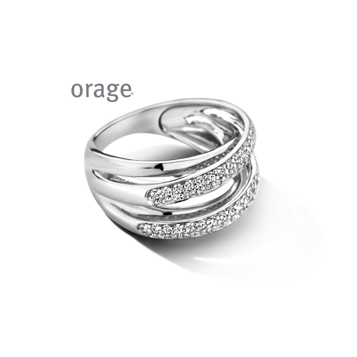 Ring Orage AW178 zilver zirconium