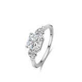 Zilveren  bicolor ring gezet met zirconium Naiomy Silver N3y54