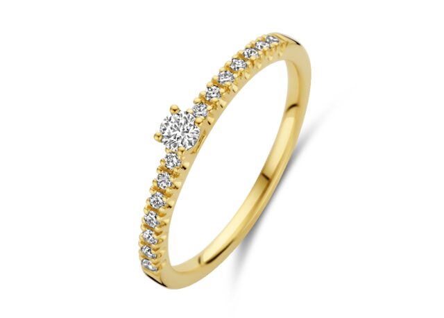 Y2441 Ring geelgoud 18ct met briljanten 0.230ct