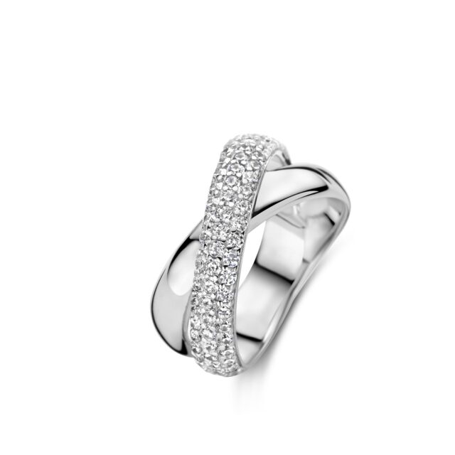 Ring Naiomy zilver met zirconium