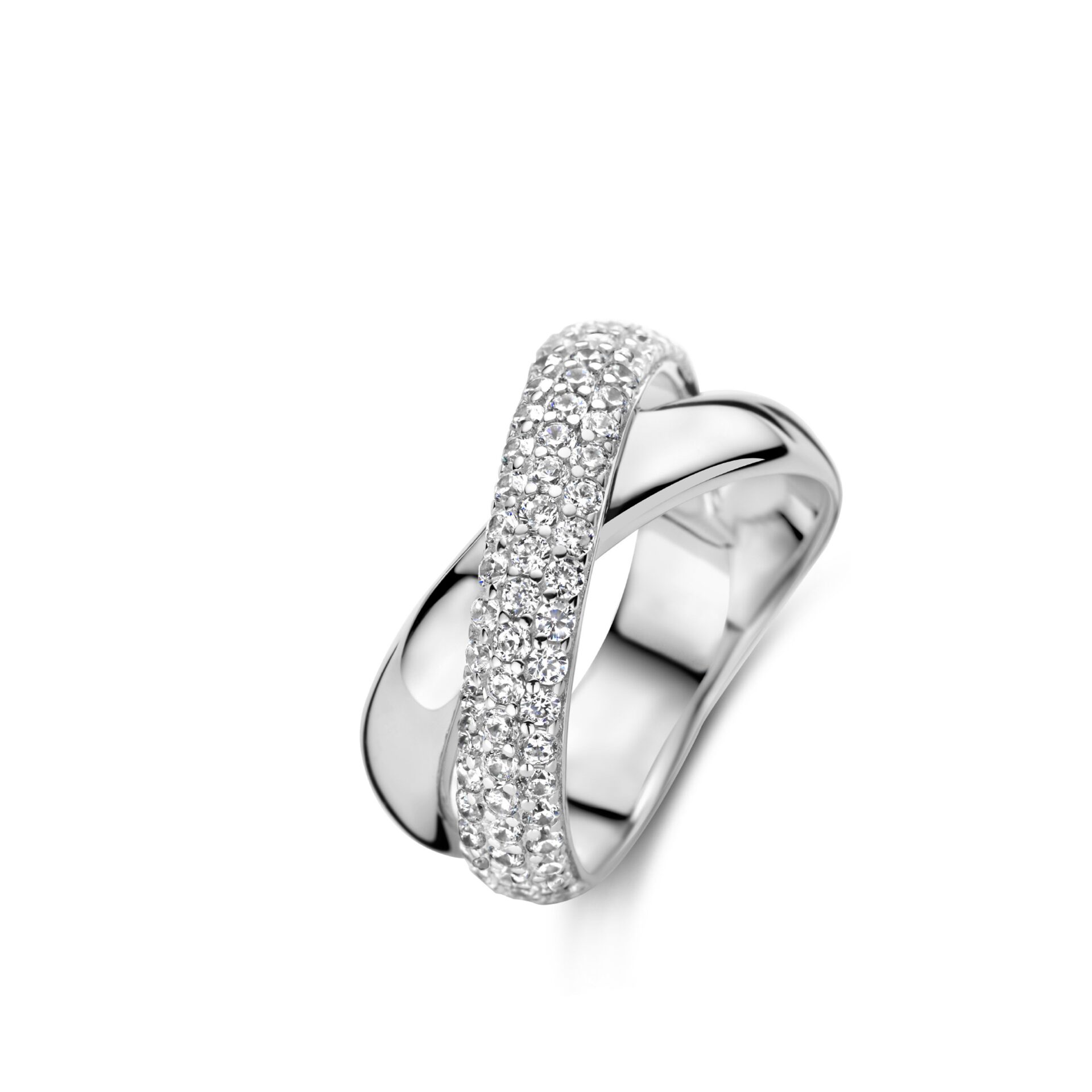 Ring Naiomy zilver met zirconium