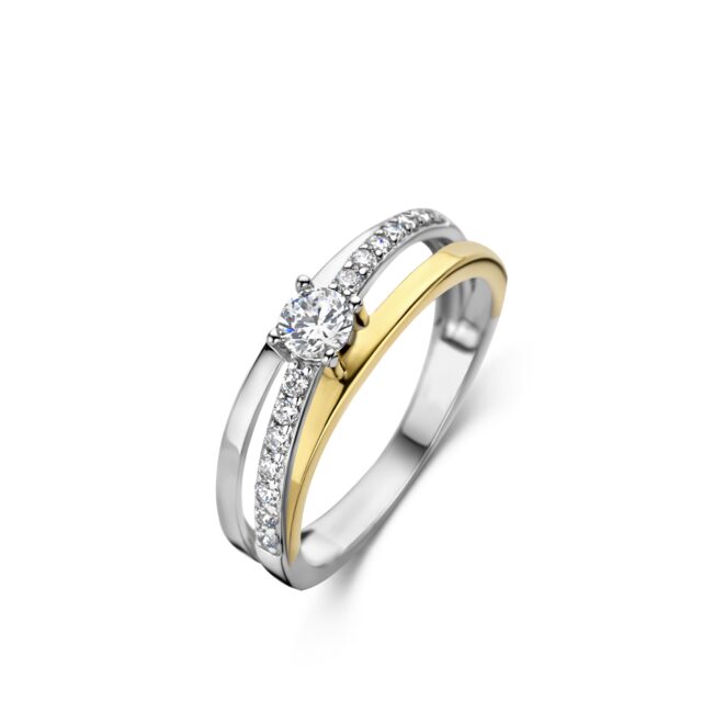 Naiomy ring zilver zirconium 