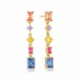 SIF JAKOBS JEWELLERY IVREA CINQUE EARRINGS lengte 34mm