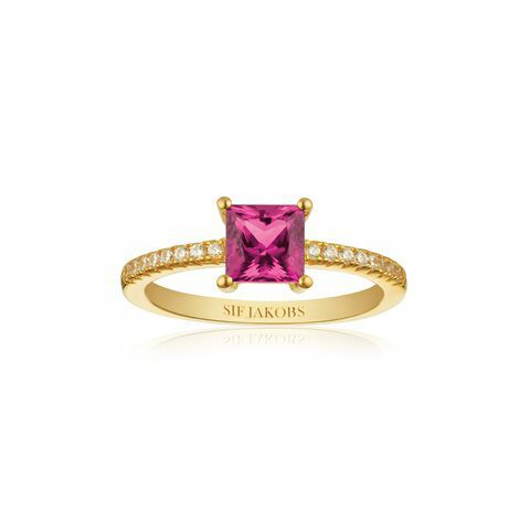 SIF JAKOBS JEWELLERY ELLERA QUADRATO RING maat 50-58