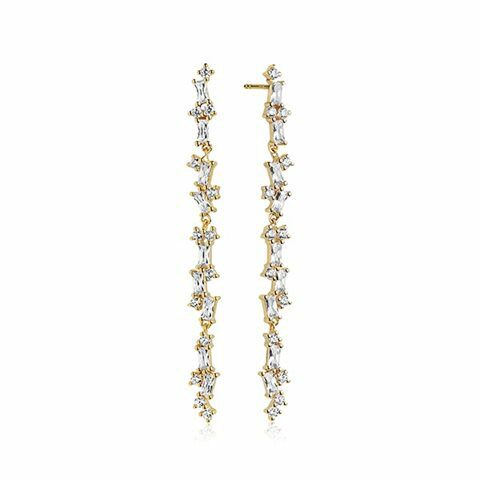 SIF JAKOBS JEWELLERY ANTELLA LUNGO EARRINGS lengte 6cm