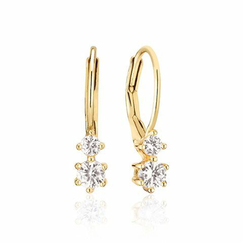 SIF JAKOBS JEWELLERY RIMINI DUE EARRINGS lengte 19mm
