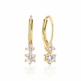 SIF JAKOBS JEWELLERY RIMINI DUE EARRINGS lengte 19mm