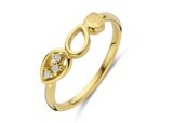 SR376Gb ring 18ct geelgoud briljant 0.45ct