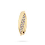 Swing jewels hanger 18ct geelgoud met zirconium