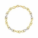 Swing jewels geel & witgouden armband 18ct BHC01-5051-01-18
