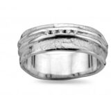 Silver by deuxx trouwring zilver 
