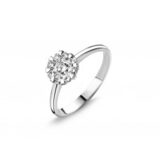 Y0118 You and me Ring gr3545wb  briljant 0.570ct