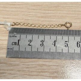AX0008b/5 verlengstuk 5cm geelgoud 18ct  idiaal om te korte ketting vergroten