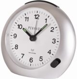 Pevanda wekker radiogestuurd zilver