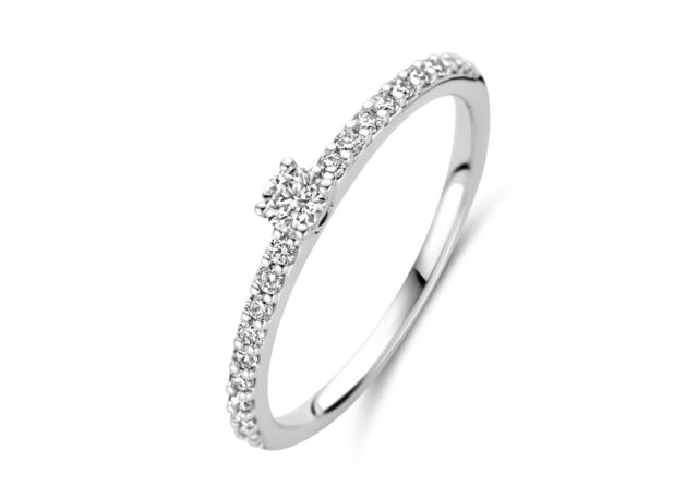 Y2442 witgouden ring 18ct briljanten 0.270ct